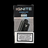 Электронная сигарета IGNITE V80 8000 затяжек Черника лимон