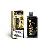 Электронная сигарета LOST MARY MO 10000 затяжек Black Gold - Черника Ананас Апельсин