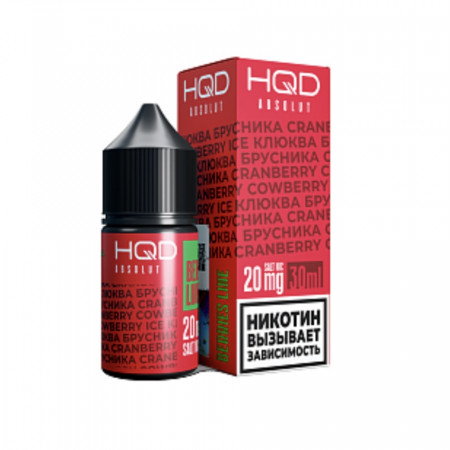 Жидкость HQD ABSOLUT BERRIES LINE Cranberry cowberry ice / Клюква брусника